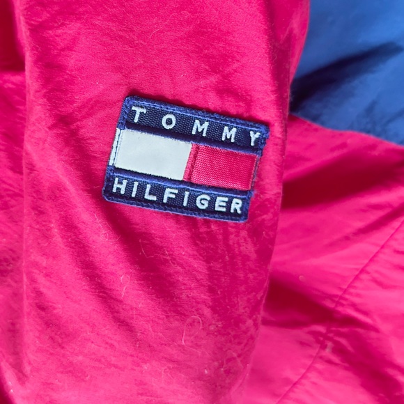 Y2K TOMMY HILFIGER PUFFER DOWN INSULATED PADDED QUILTED SKI WINTER JACKET L XL - Picture 3 of 13